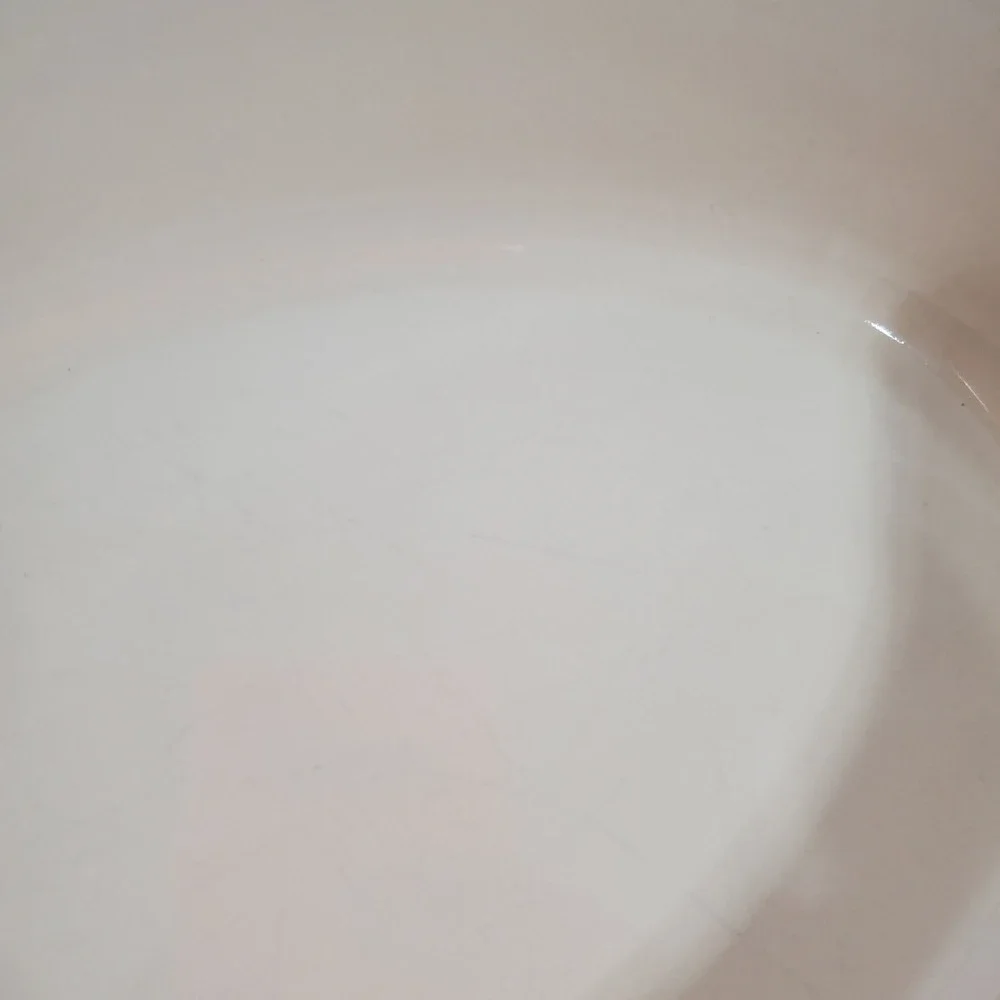Le Creuset Oval Au Gratin Dish 10in Red Cream Stoneware Baker 10